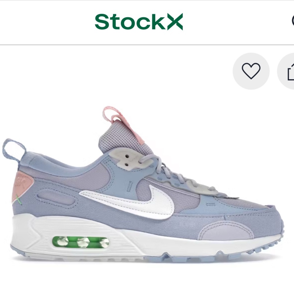 Nike Women's Air Max Sneakers in Lavender, White & Pink